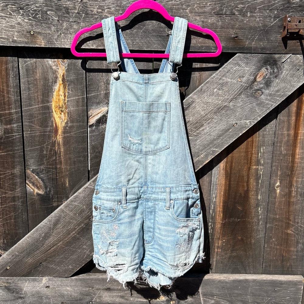 American Eagle Overall Shorts